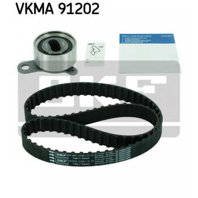 VKMA 91202 SKF Комплект (ремінь+ролики)